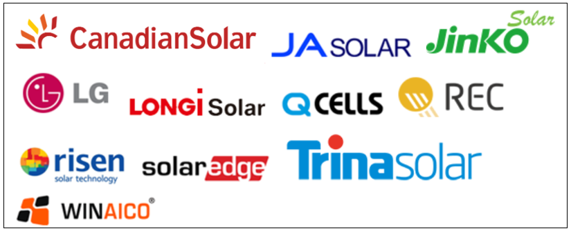 What solar panel brands I can trust?